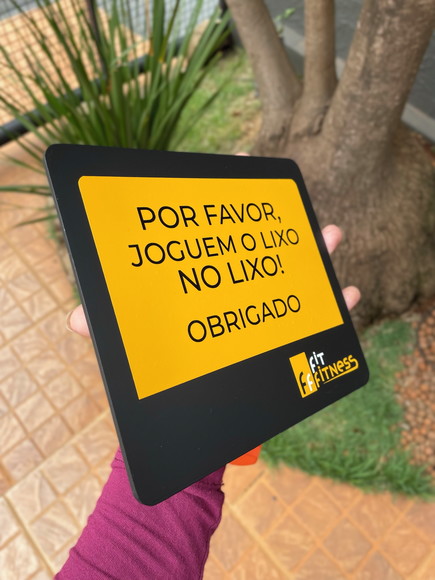 Placa Identificação de Sala - Modelo Caulim - Imagem 5