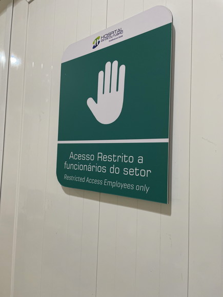 Placa Identificação de Sala - Modelo Caulim - Imagem 5