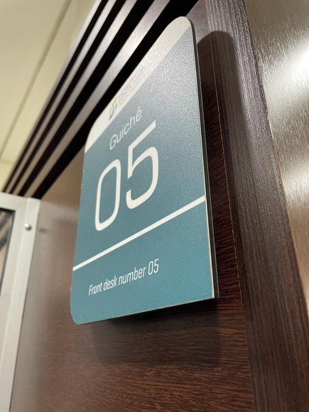 Placa Identificação de Sala - Modelo Caulim - Imagem 4
