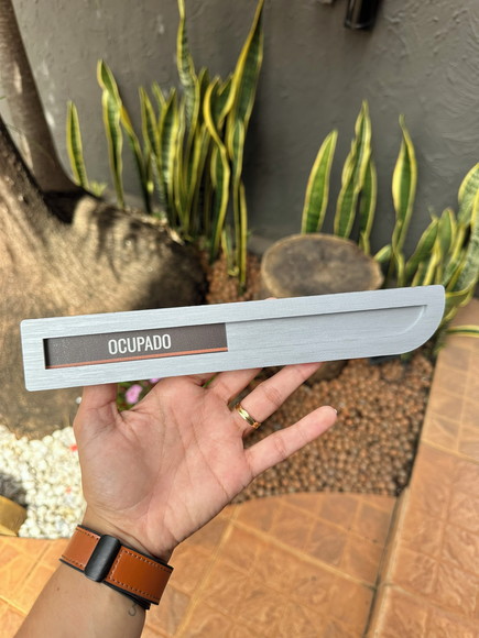 Placa Identificação Porta - Livre Ocupado