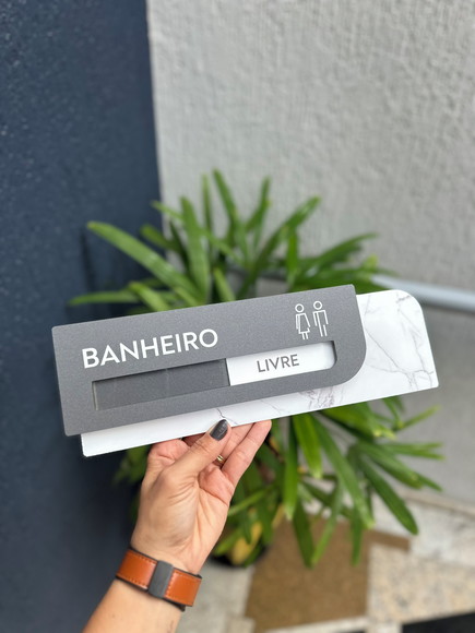 Placas Modelo Ametista e Flash Livre / Ocupado
