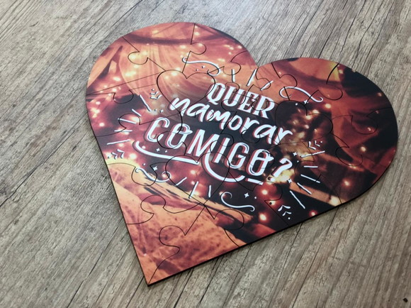 Quebra cabeça quer namorar comigo?