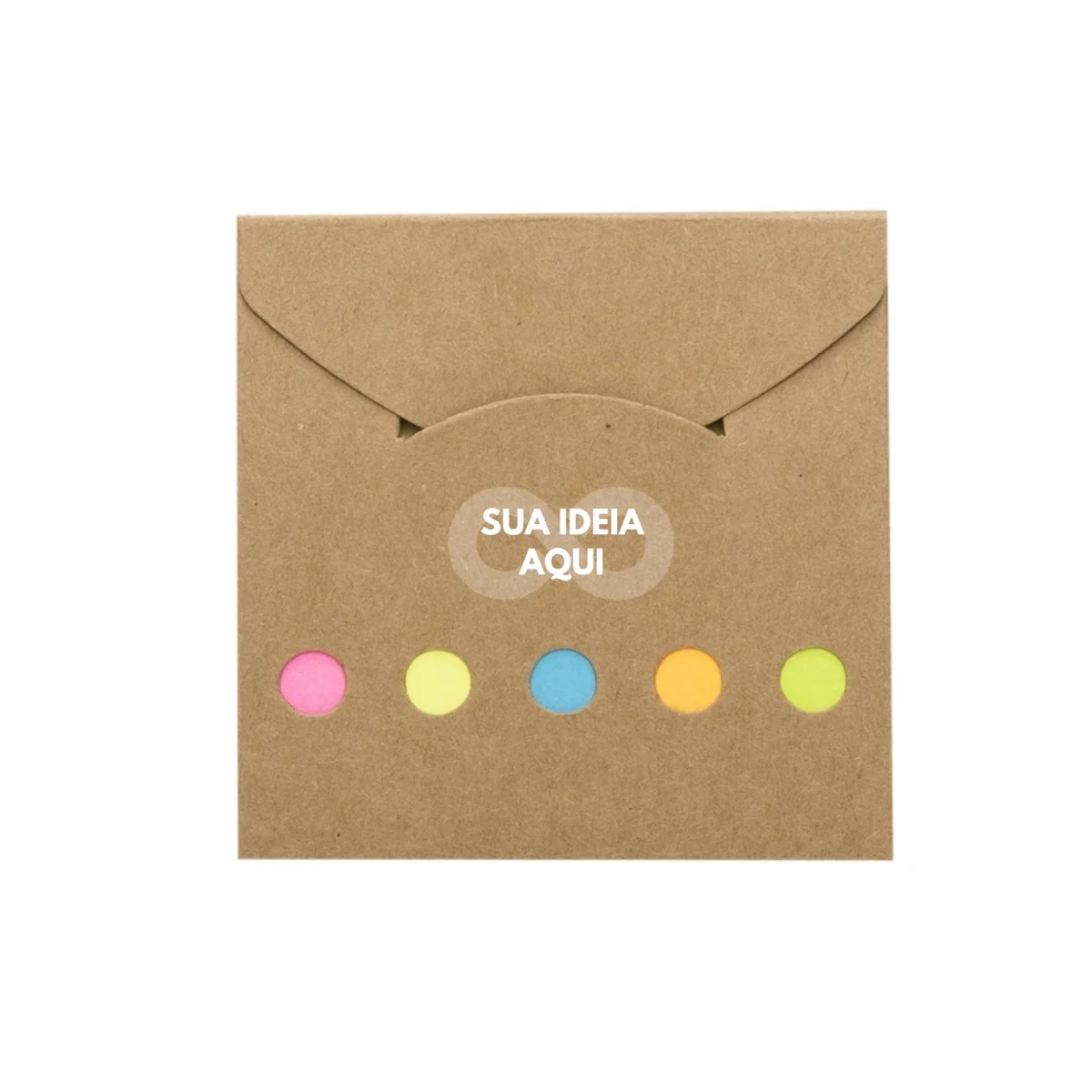 50  Mini Blocos Adesivos Personalizados Brinde Atacado Corporativo