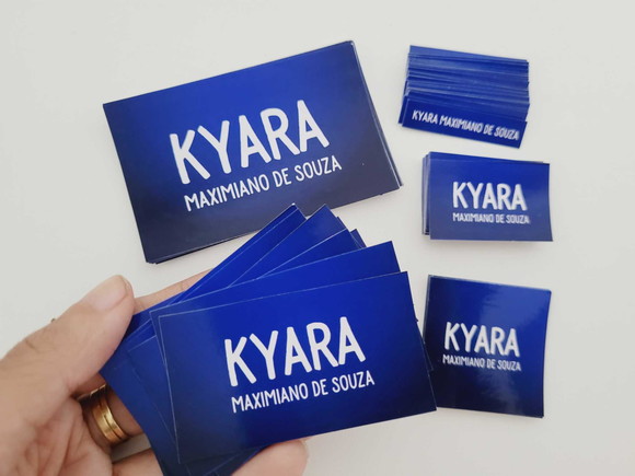 Kit Etiquetas Adesivas Escolar Neutra Azul Volta às Aulas