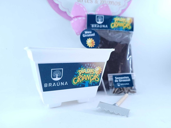 Kit Jardinagem Plantação Brinde Dia das Crianças Empresa