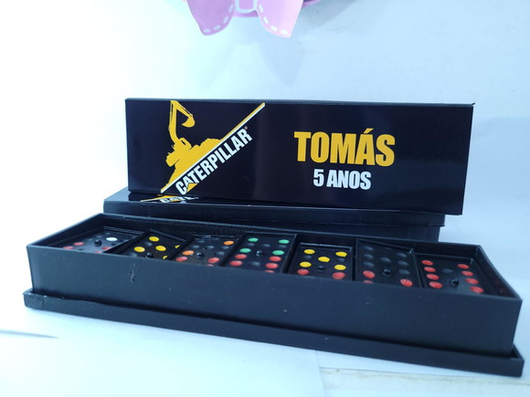 Dominó Personalizado Trator Obras Lembrancinha