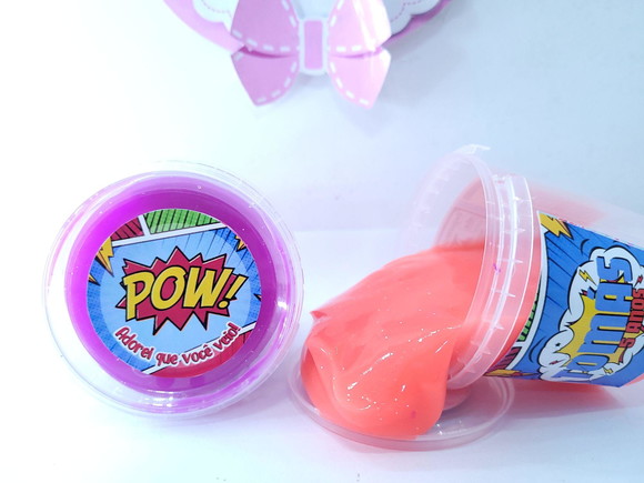 Geleca Personalizada Festa Super Heróis Pote 180gr