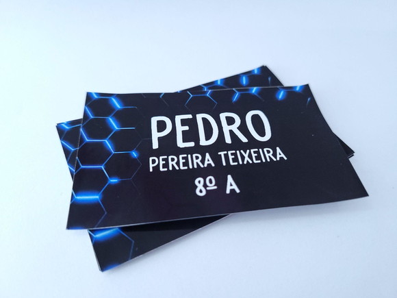 Etiqueta Escolar para Cadernos Neutra Tecnologia 20 Unidades