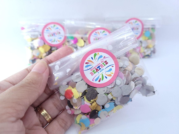 Confete Personalizado para Carnaval Divertido Bloquinho