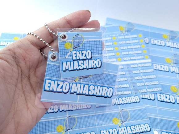 Kit Etiqueta Escolar Esportes Chaveiro Mochila e Lancheira