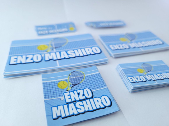 Kit Etiquetas Escolares Personalizadas Esportes Tênis Menino