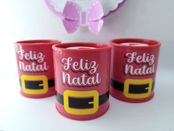 Tubolata de Natal Lembrancinha Personalizada Ano Novo