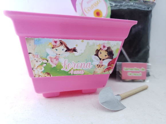Kit Plantação Ecológico Jardim das Fadas Aquarela