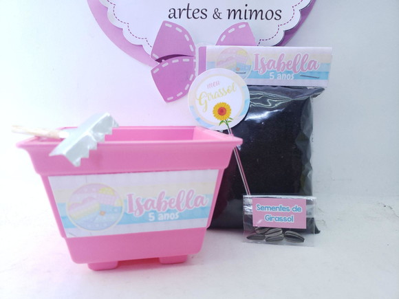 Kit Jardinagem Pop It Candy Color Plantio