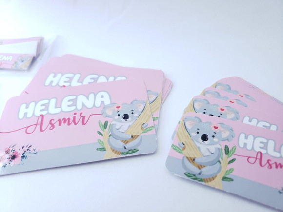 Kit Etiqueta Escolar Coala