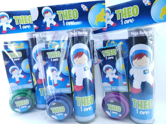 Kit Diversão Astronauta Galáxia Lembrancinha e Colorir