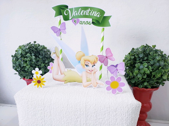 Cake Topper Sininho Tinker Bell Topo Bolo Rei Leão