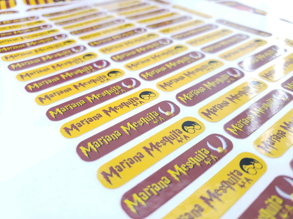 Etiqueta Escolar Lápis Harry Potter 50 Unidades