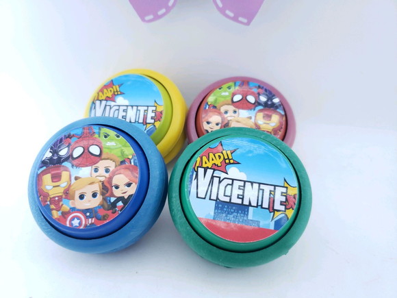 Ioiô Personalizado Heróis Menino - Imagem 5