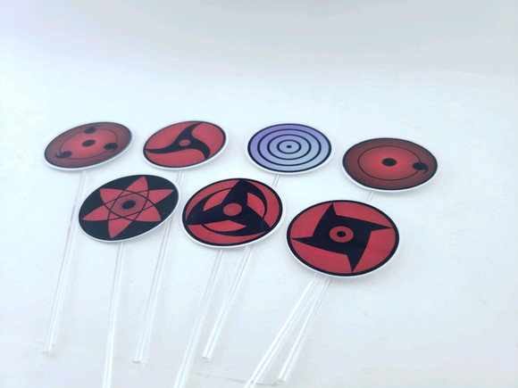 Toppers Docinho Sharingan Akatsuki Naruto