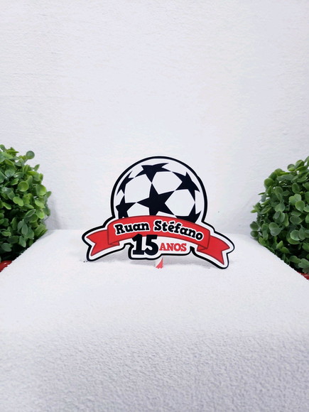 Topo de Bolo Futebol
