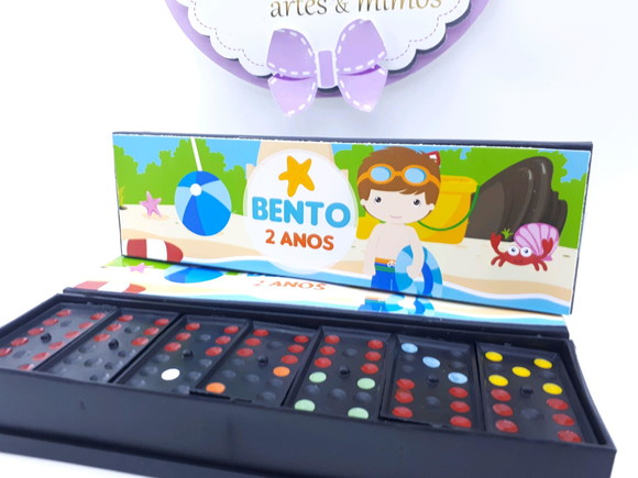 Dominó Personalizado Praia Lembrancinha