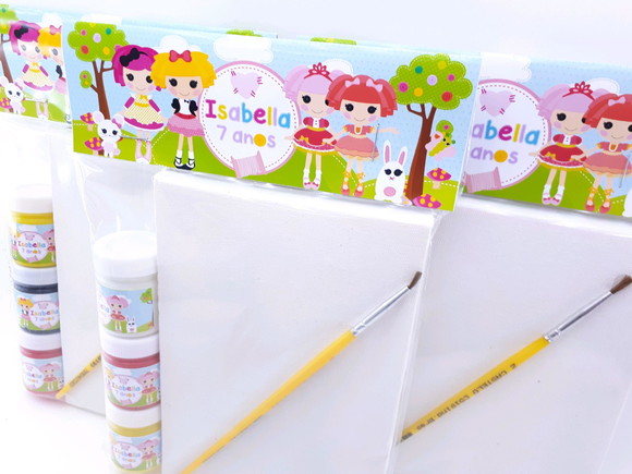 Kit Pintura Lembrancinha Lalaloopsy - Imagem 2