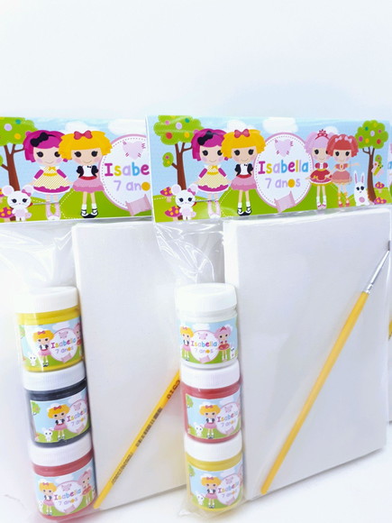 Kit Pintura Lembrancinha Lalaloopsy - Imagem 3