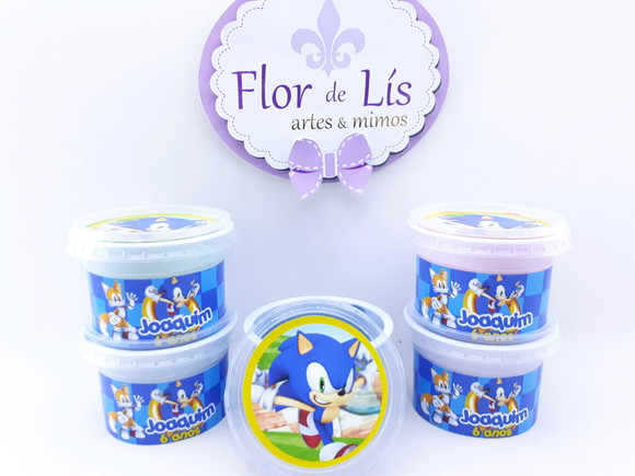 Geleca Lembrancinha Sonic