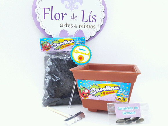 Kit Jardim Plantação Shopkins