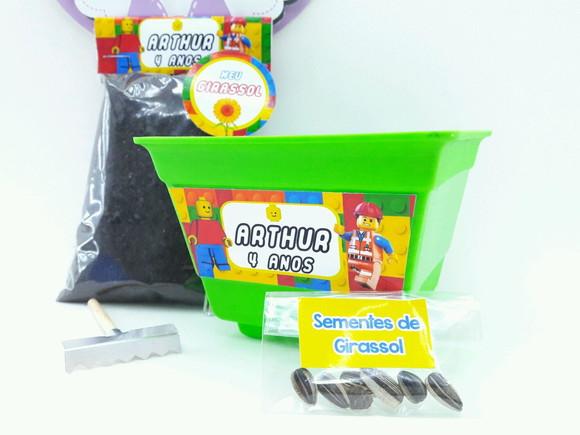 Kit Plantação Lembrancinha Lego