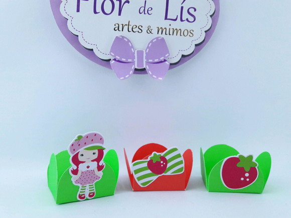 Forminha de Doces - Moranguinho 20 Unid
