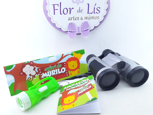 Kit Aventura Lembrancinha Safari