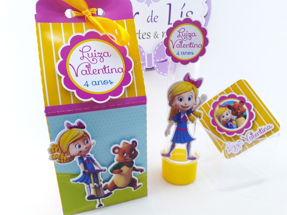 Kit Personalizados Cachinhos Dourados