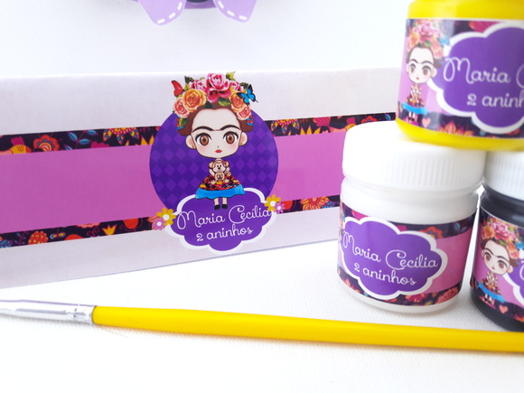 Kit Pintura Frida Kahlo