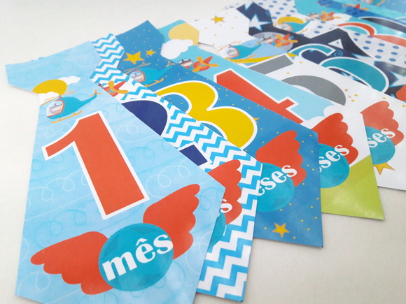 Kit Adesivos Body 12 Meses