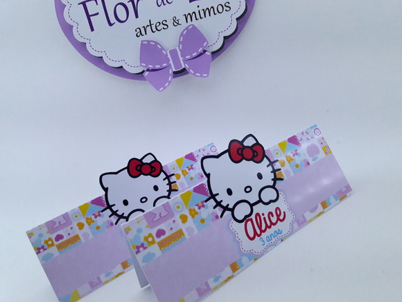 Lapela ou Solapa Hello Kitty