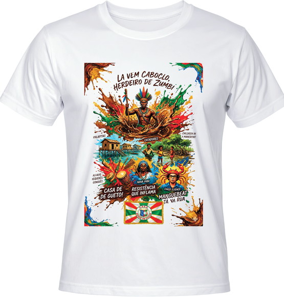 Camiseta Grande Rio 2026 Manguebeat Chico Science Unissex