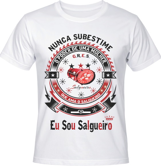 Camiseta Carnaval Eu Sou Salgueiro Samba