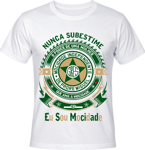 Camiseta Carnaval Eu Sou Mocidade Samba