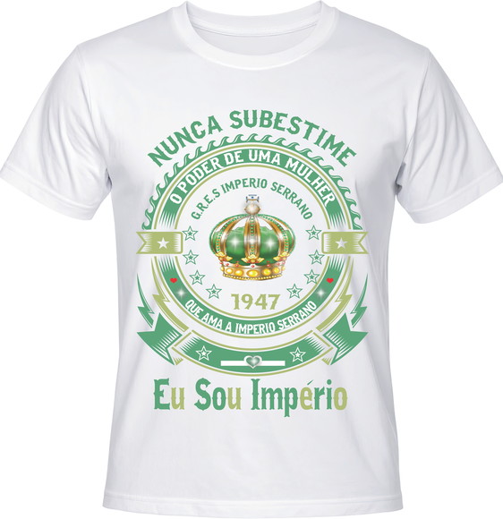 Camiseta Carnaval Eu Sou Império Serrano Samba