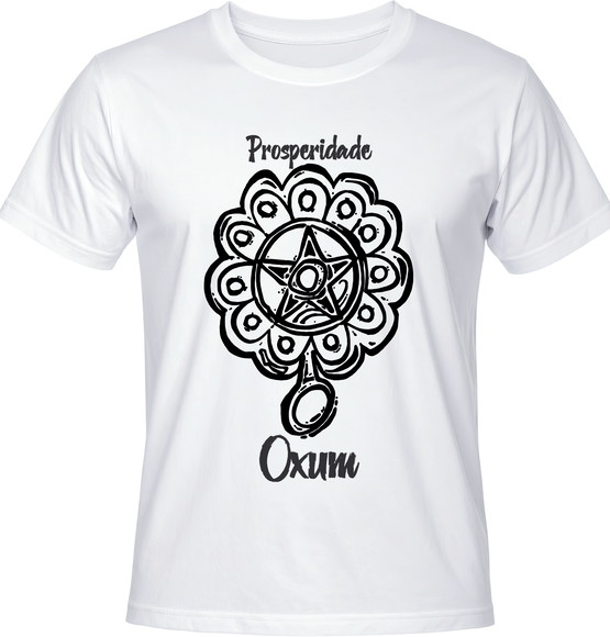 Camiseta Oxum Prosperidade Orixá Umbanda Candomblé