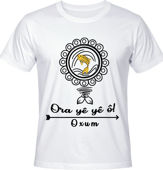 Camiseta Oxum Orixá do Ouro e Amor - Umbanda Candomblé Axé