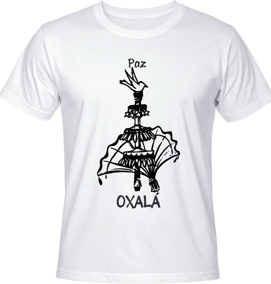 Camiseta Oxalá Paz Orixá Pai da Humanidade