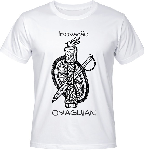 Camiseta Oxaguiã Inovação Orixá Guerreiro