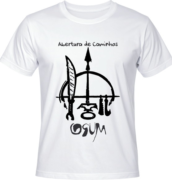 Camiseta Ogum Abertura de Caminhos