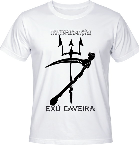 Camiseta Exú Caveira Transformação e Proteção