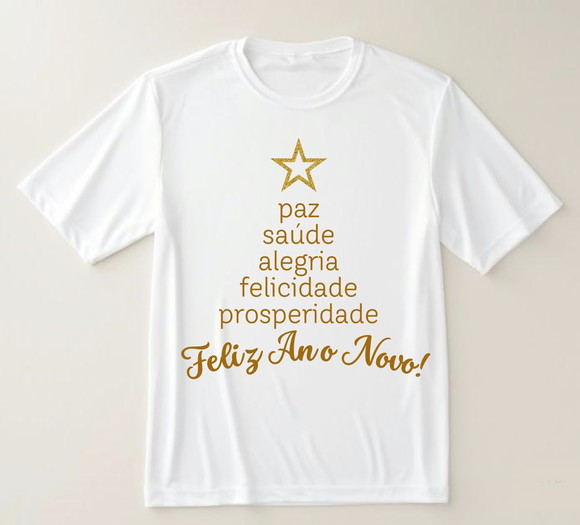 Camiseta Feliz Ano Novo
