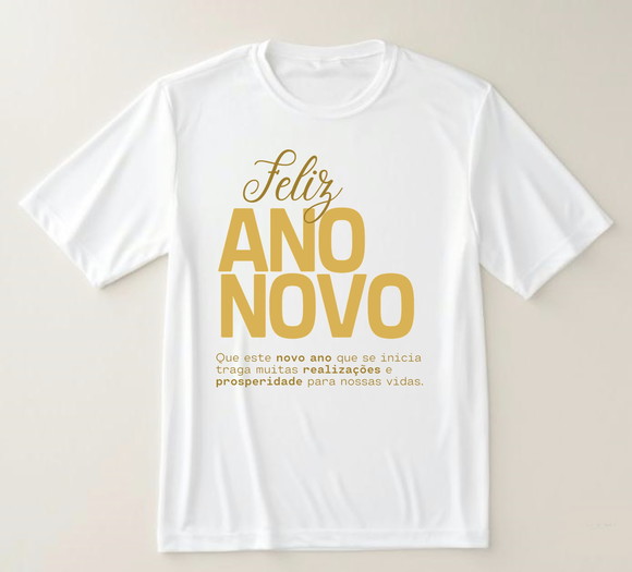 Camiseta Feliz Ano Novo
