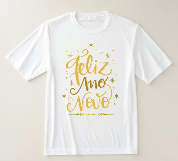 Camiseta Feliz Ano Novo